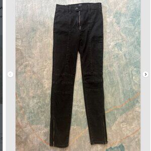 BDG Urban Outfitters Moto Twig High-Waisted Skinny Jean Seamed Black Denim | 26